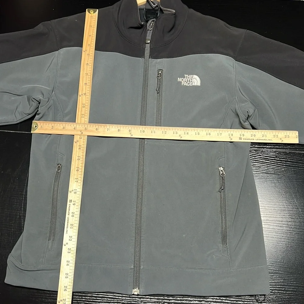 The North Face Men's Apex Bionic Black & Grey Zip‎ Up Jacket Sz Med